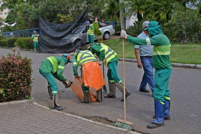 Prefeitura da Serra segue cronograma de limpeza e manutenção em bairros até o dia 22 de abril
