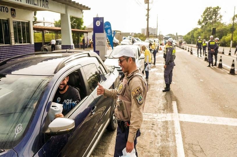 Parceria entre Núcleo de Educação para o Trânsito e Detran promove ação educativa na Serra