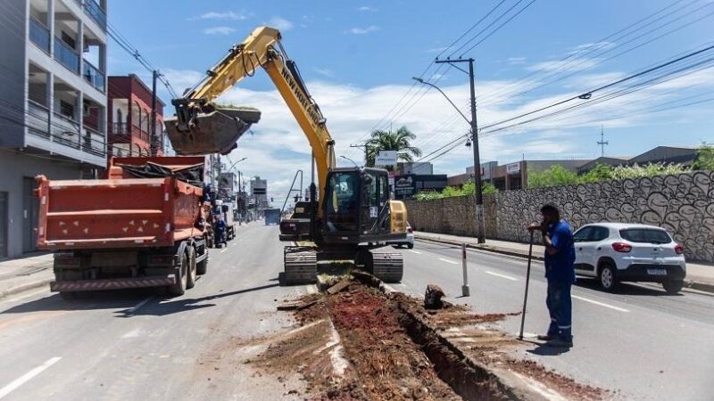 Alterações nos pontos de ônibus devido ao binário Norte-Sul
