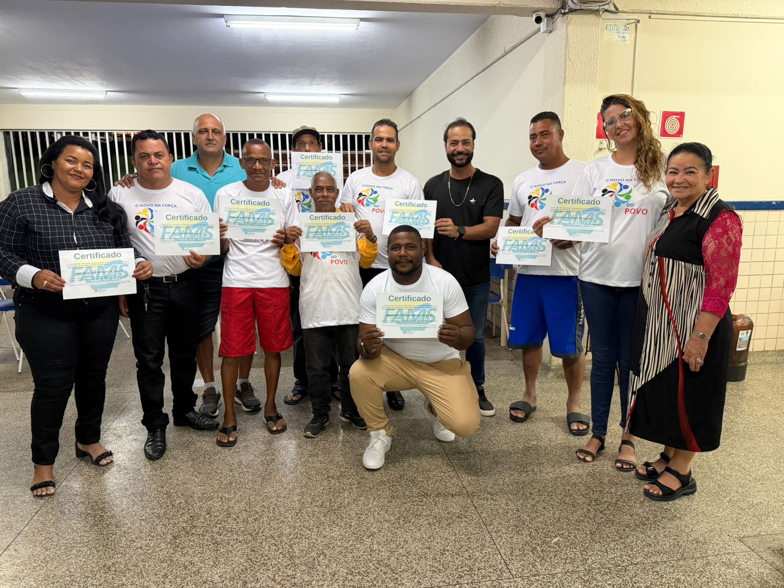 FAMS prestigia posse da nova diretoria da Associação de Moradores do Bairro Gaivotas