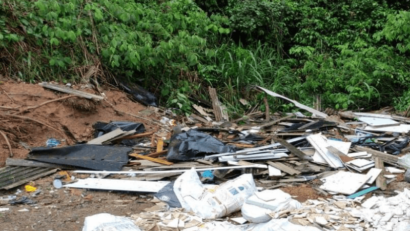 Multa de até R$10 mil: Fiscalização Ambiental da Serra flagra descarte irregular de resíduos