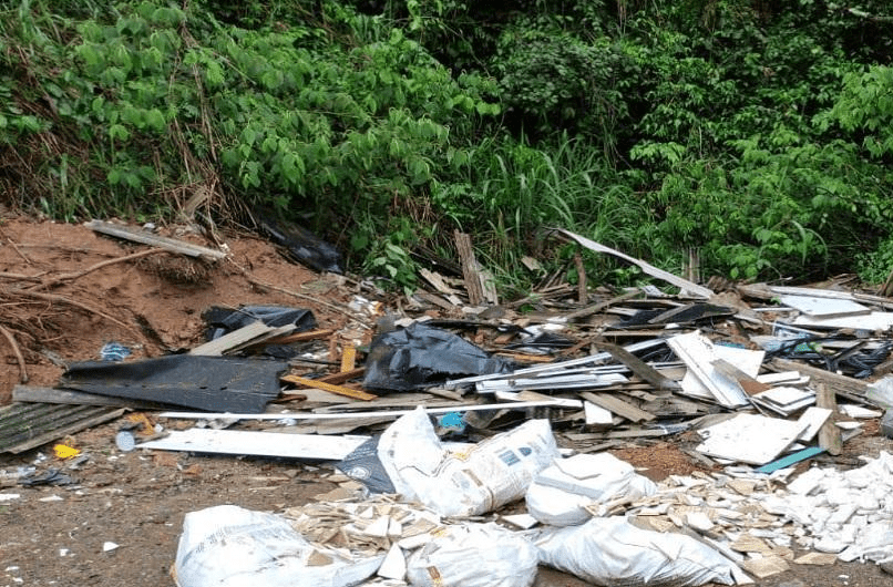 Multa de até R$10 mil: Fiscalização Ambiental da Serra flagra descarte irregular de resíduos