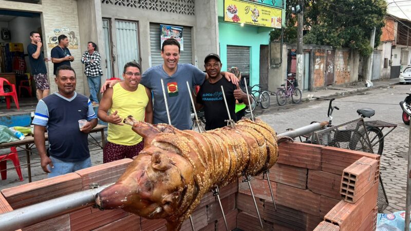 Camargão aproveita o fim de semana com moradores da Serra no Carna João