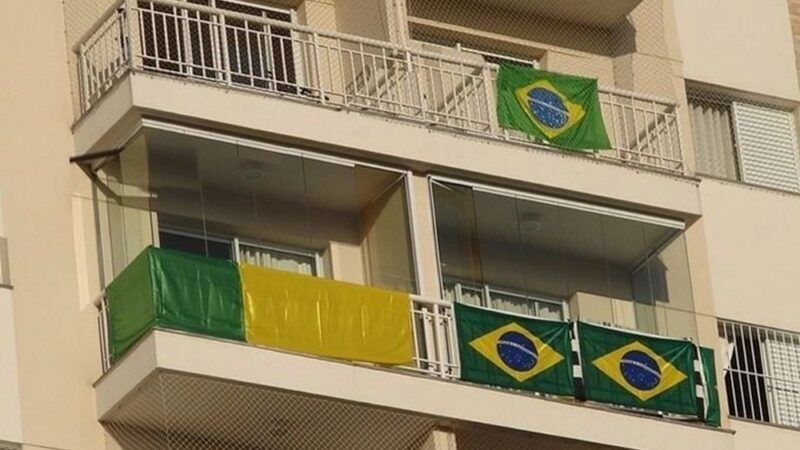 Serra: condomínios irão multar moradores que tem bandeira do Brasil na varanda antes da Copa do Mundo