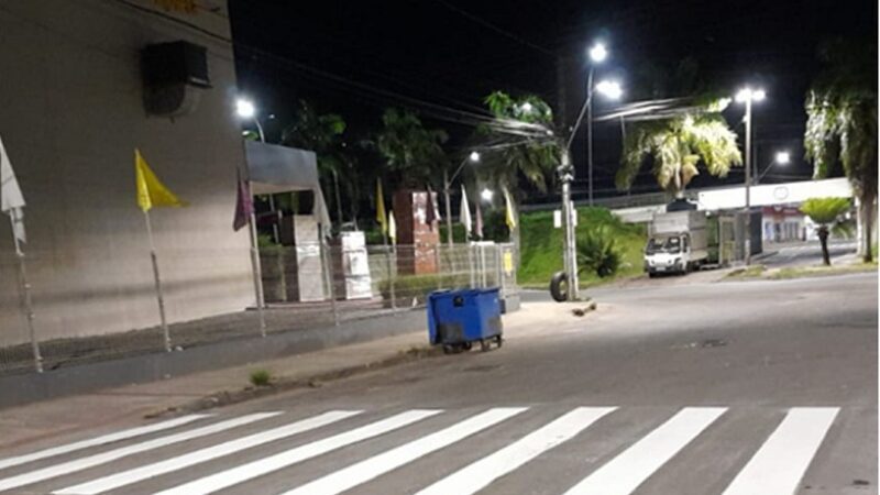 Bairro Vista da Serra II está recebendo sinalização horizontal em diversas ruas