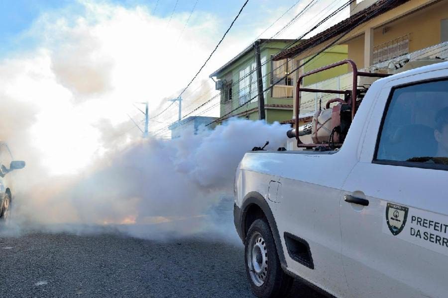 Fumacê passa por 20 bairros da Serra nesta semana