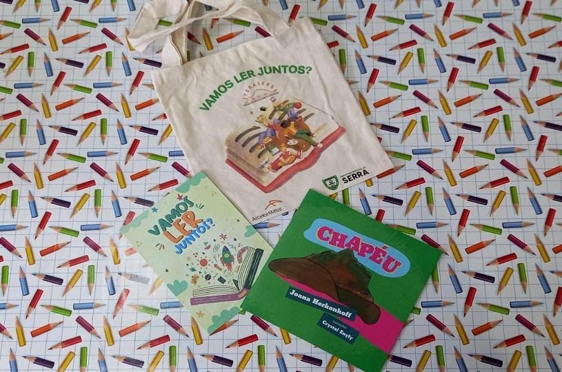 Compartilhando o prazer da leitura: programa ‘Vamos Ler Juntos?’ distribui 2 mil livros em escolas da Serra