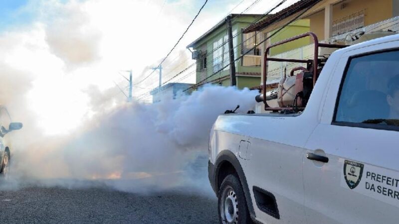 Fumacê passa por 18 bairros da Serra nesta semana