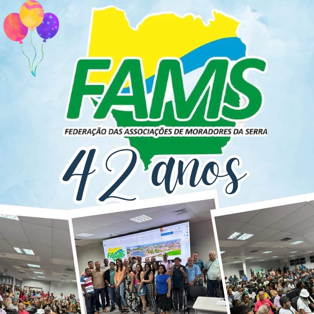 FAMS Celebra 42 Anos de Luta Popular e Convida para Cerimônia de Posse