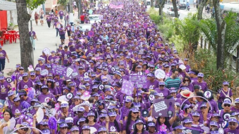Caminhada de Junho Violeta Reúne Mais de Mil Pessoas em Serra Sede