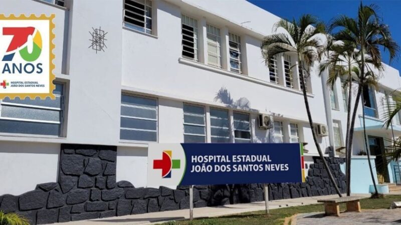 Hospital Dr. João dos Santos Neves celebra 70 anos de história